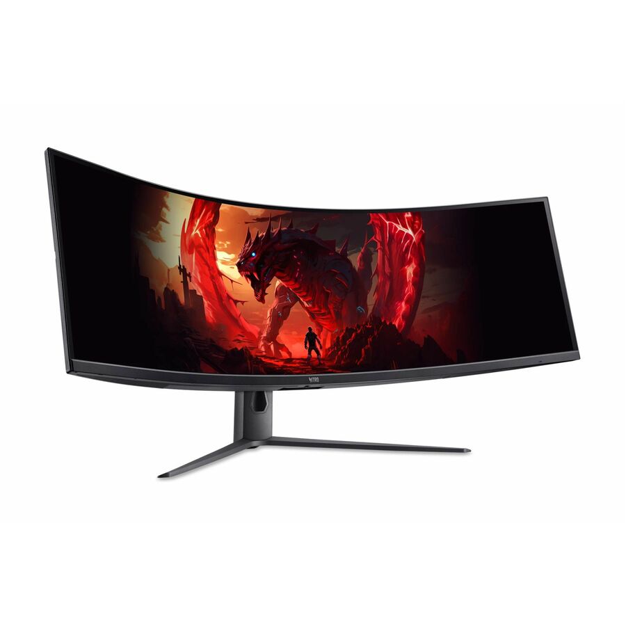 Acer Nitro EI491CUR W3 49" Class Gaming LCD Monitor - 32:9 - Black