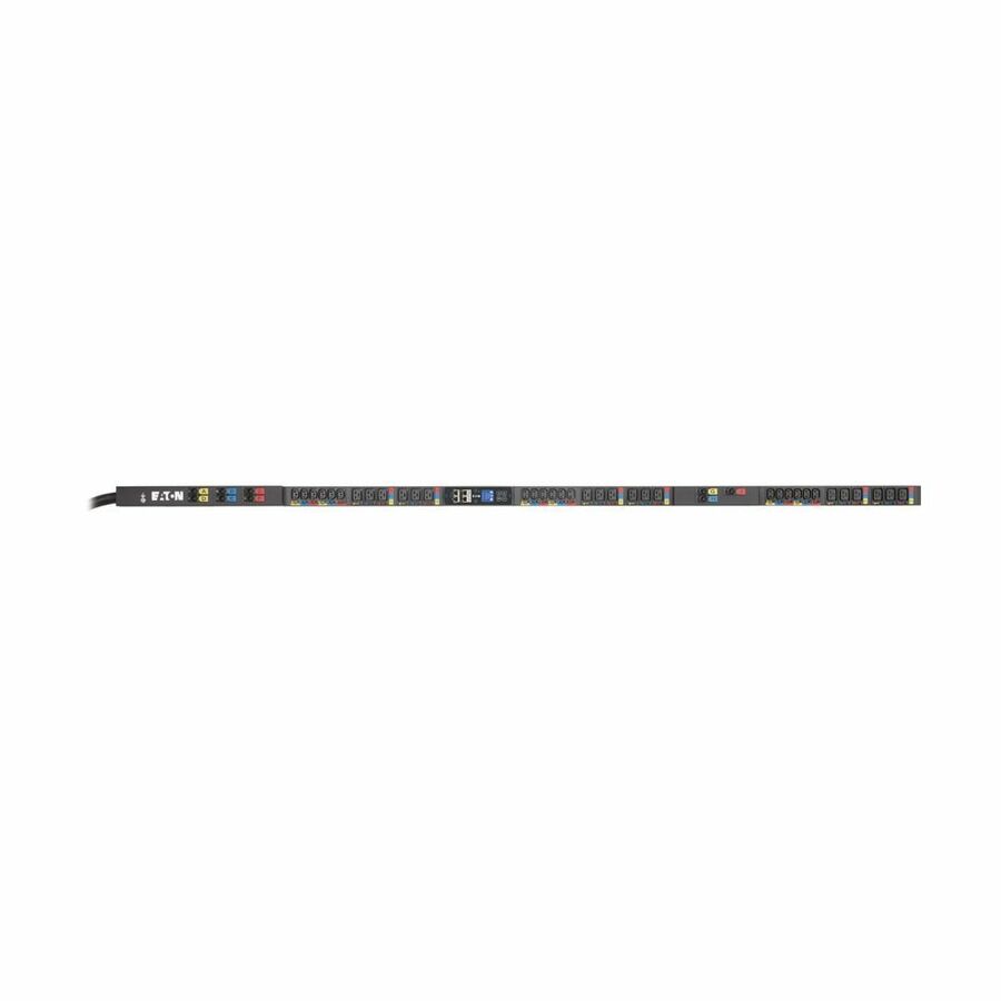 Eaton 3-Phase Managed HDX Rack PDU G4 240/415V 36 Outlets 18 C13+18 C19 60A 35kW 560P6W Input 10ft Cord 0U Vertical TAA