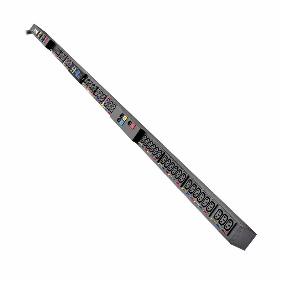 Eaton 3-Phase Managed HDX Rack PDU G4 240/415V 45 Outlets 33 C13+12 C19 60A 35kW 560P6W Input 10ft Cord 0U Vertical TAA