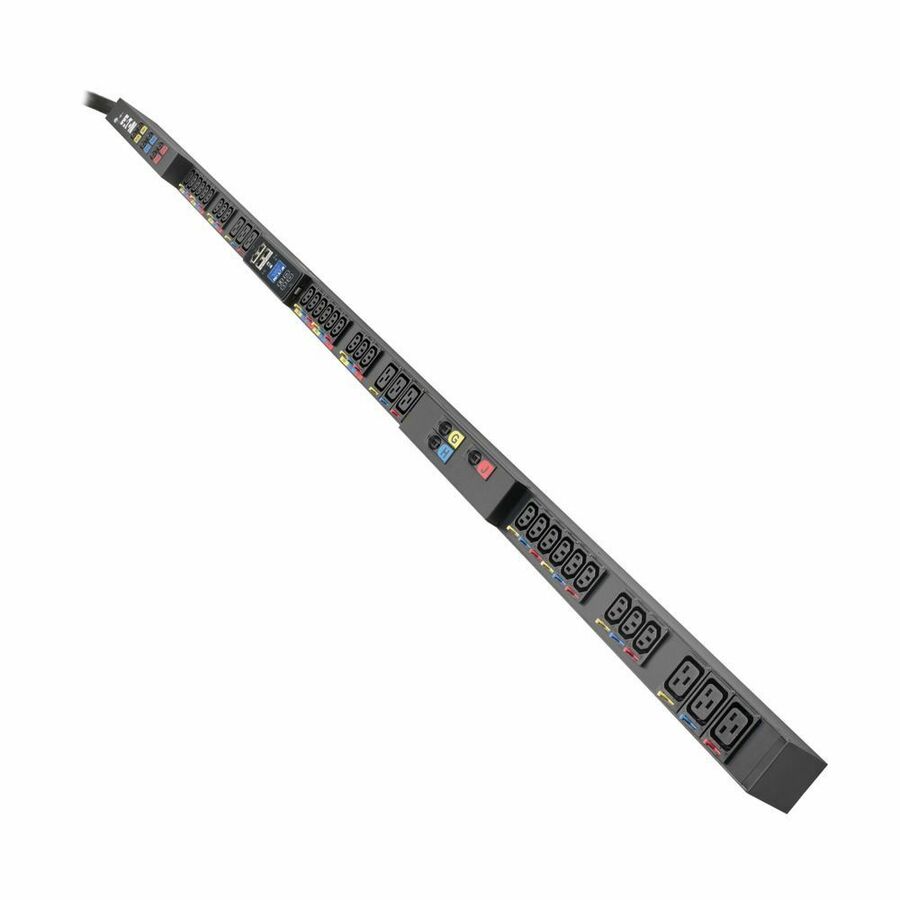Eaton 3-Phase Managed HDX Rack PDU G4 240/415V 36 Outlets 27 C13+9 C19 60A 35kW 560P6W Input 10ft Cord 0U Vertical TAA