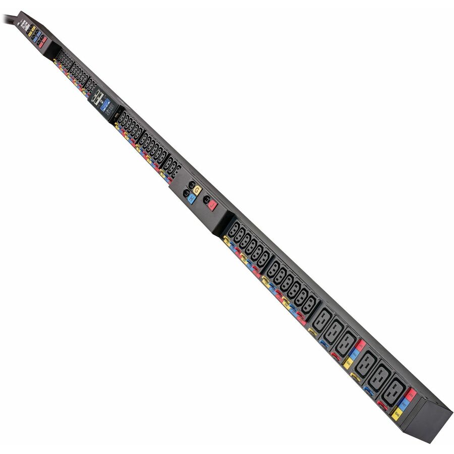 Eaton 3-Phase Managed HDX Rack PDU G4 240/415V 48 Outlets 42 C13+6 C19 60A 35kW 560P6W Input 10ft Cord 0U Vertical TAA