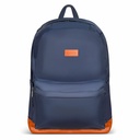 Champs Vintage Carrying Case (Backpack) for 11" to 15.6" Water Bottle, Notebook, Tablet, Glasses, Earphone, Travel - Navy