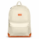 Champs Vintage Carrying Case (Backpack) for 11" to 15.6" Water Bottle, Notebook, Tablet, Glasses, Earphone, Travel - Ivory