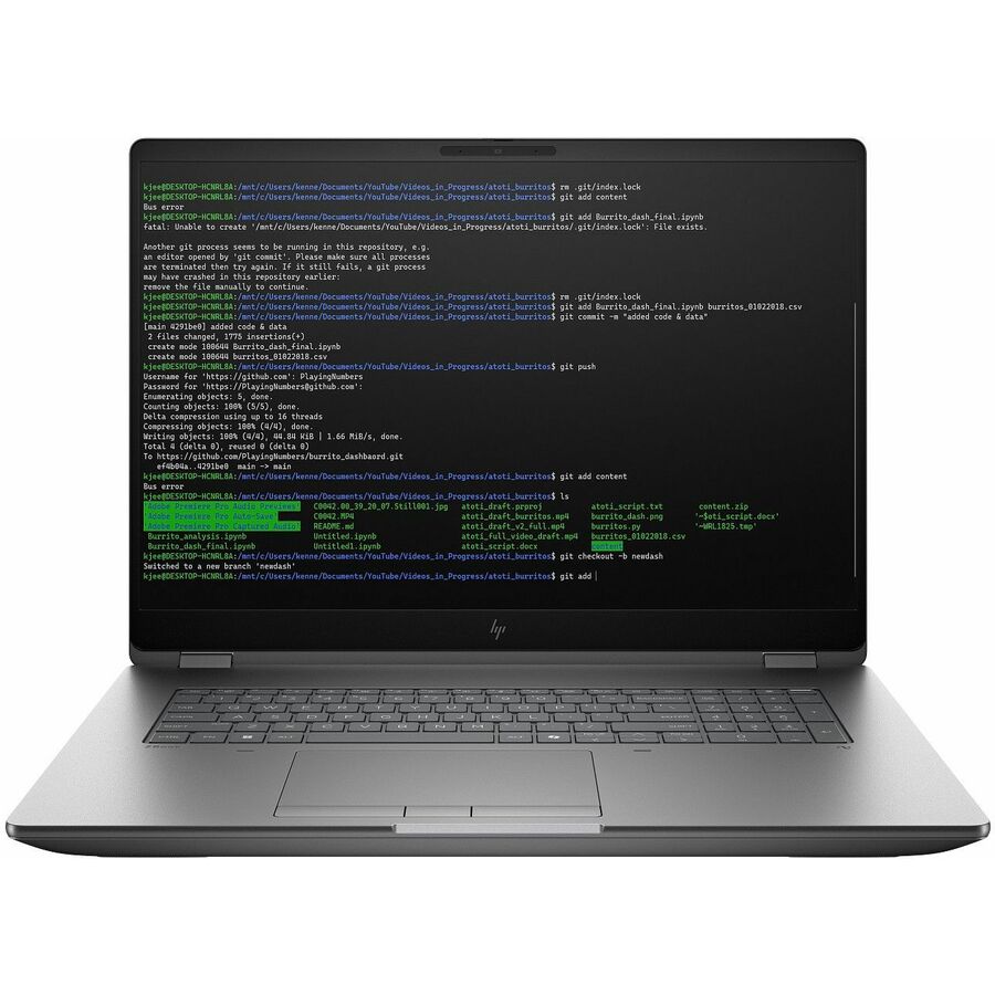 HP ZBook Fury G1i 18" Mobile Workstation - WQXGA - 165 Hz - Intel Core Ultra 9 285HX - vPro Technology - 64 GB - 1 TB SSD - Meteor Silver