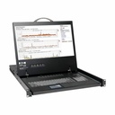 Tripp Lite by Eaton NetController 8-Port 1U Rack-Mount Console KVM Switch with 19-in. LCD