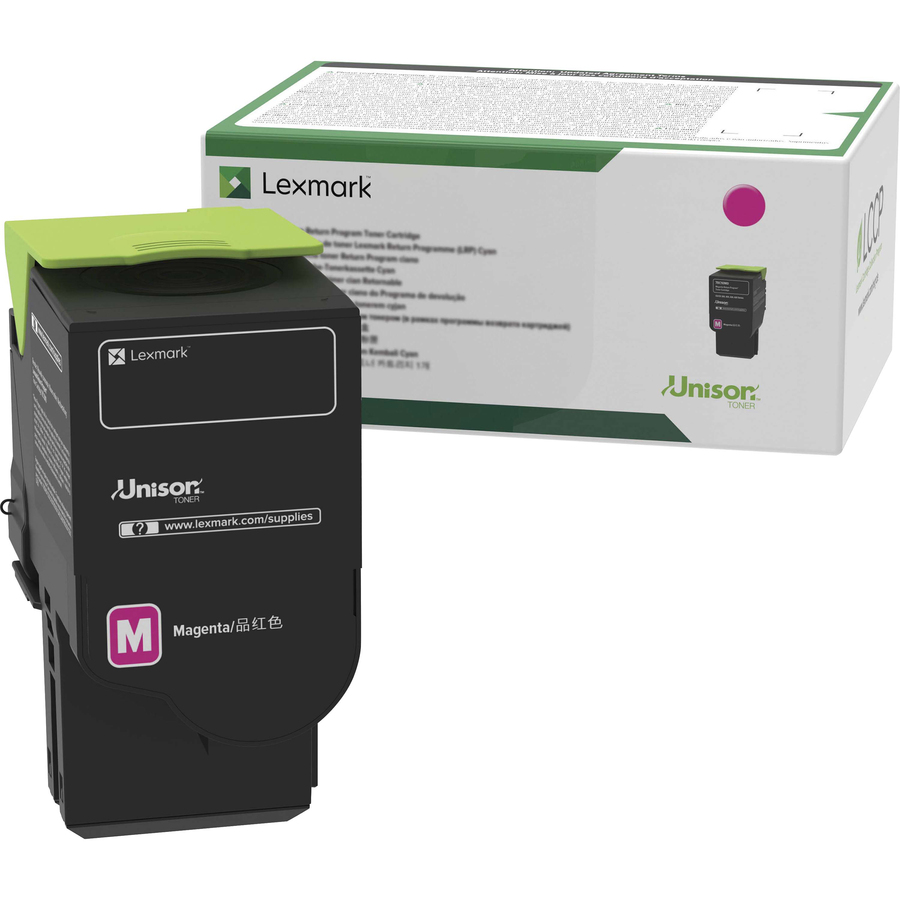 Lexmark Unison Original Standard Yield Laser Toner Cartridge - Magenta - 1 Each