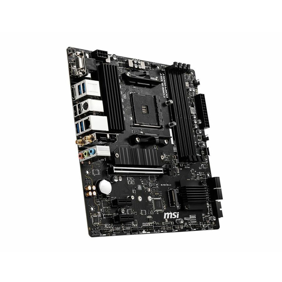 MSI B550M PRO-VDH WIFI Desktop Motherboard - AMD B550 Chipset - Socket AM4 - Micro ATX