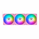 Thermaltake CT140 EX Reverse ARGB Sync PC Cooling Fan Bubble Pink (3-Fan Pack) - 3 Pack