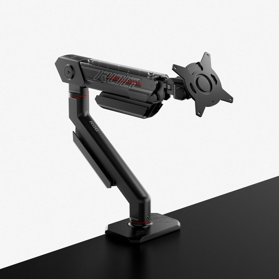 Asus ROG Mounting Arm for Monitor, Flat Panel Display, Curved Screen Display - Black