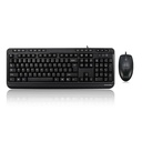 Adesso Antimicrobial Multimedia Desktop Keyboard and Mouse Combo