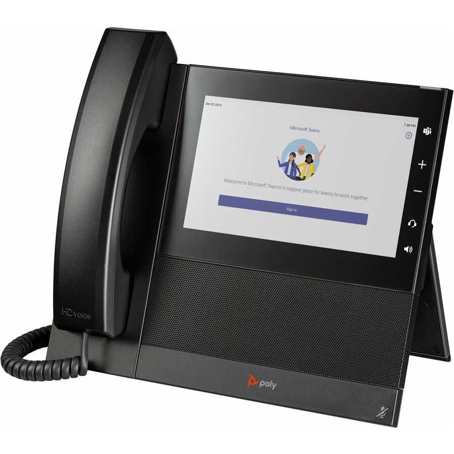 Poly CCX 600 Business Media Phone for Microsoft Teams and PoE-enabled GSA/TAA