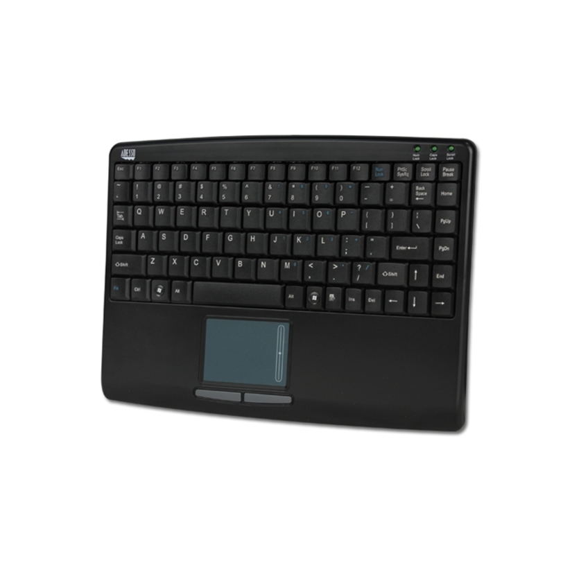 Adesso AKB-410UB Slim Touch Mini Keyboard with Built in Touchpad