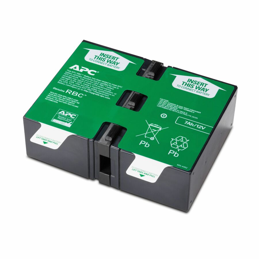 APC Replacement Battery Cartridge for Smart-UPS Line Interactive, 24V 7Ah lead-acid battery, 2-year repair or replace warranty