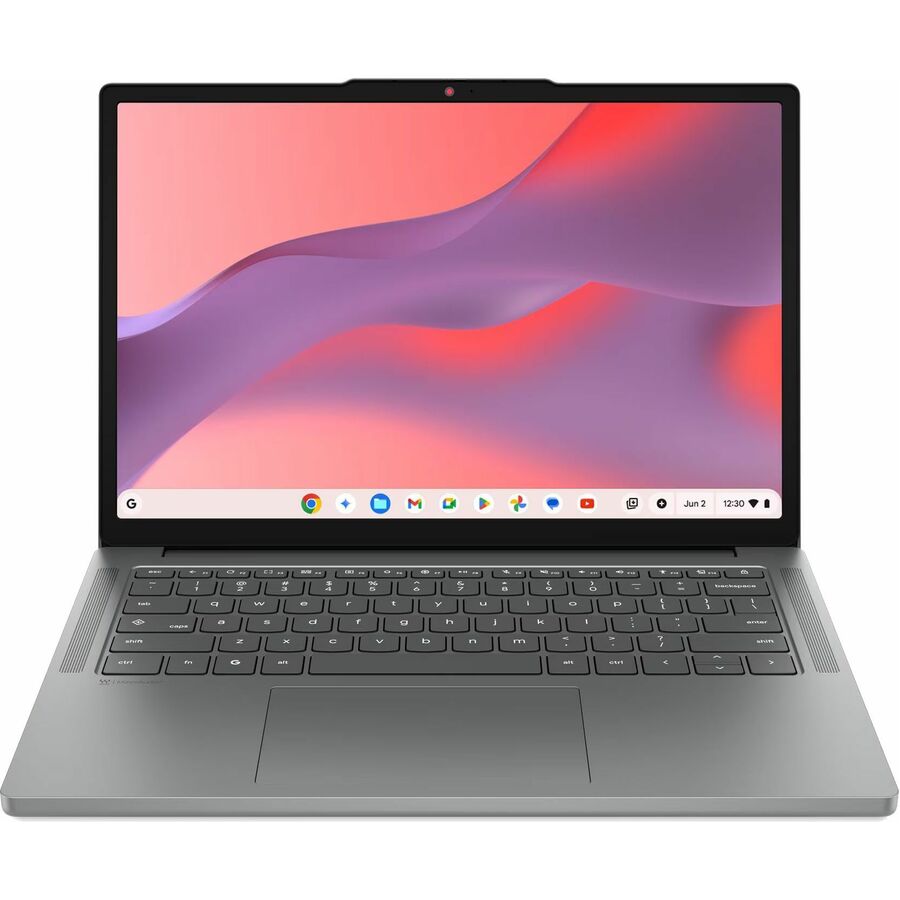 Lenovo Chromebook 14M8911 83SY0007US 14" Chromebook - WUXGA - Octa-core (ARM Cortex A78 540 + Cortex A55) - 8 GB - 64 GB Flash Memory - English Keyboard - Luna Gray