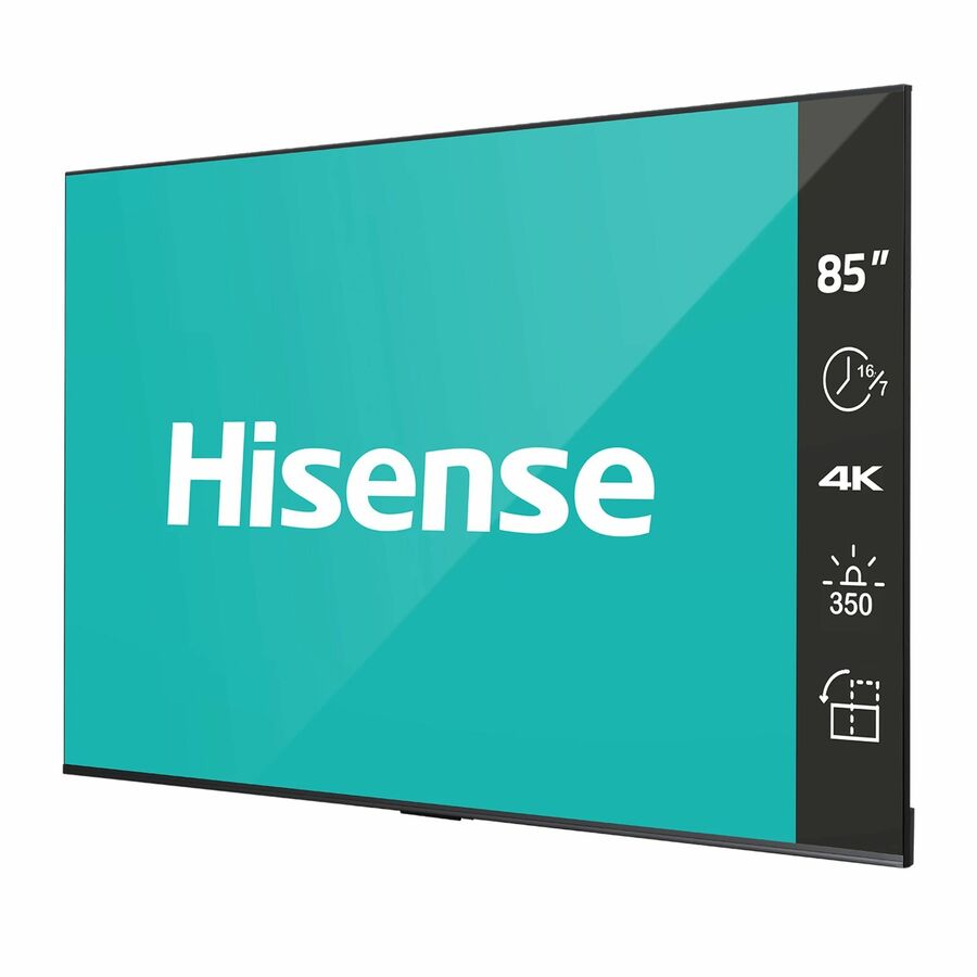 Hisense 85DP30FE 4K UHD Digital Signage Display - 16/7 Operation