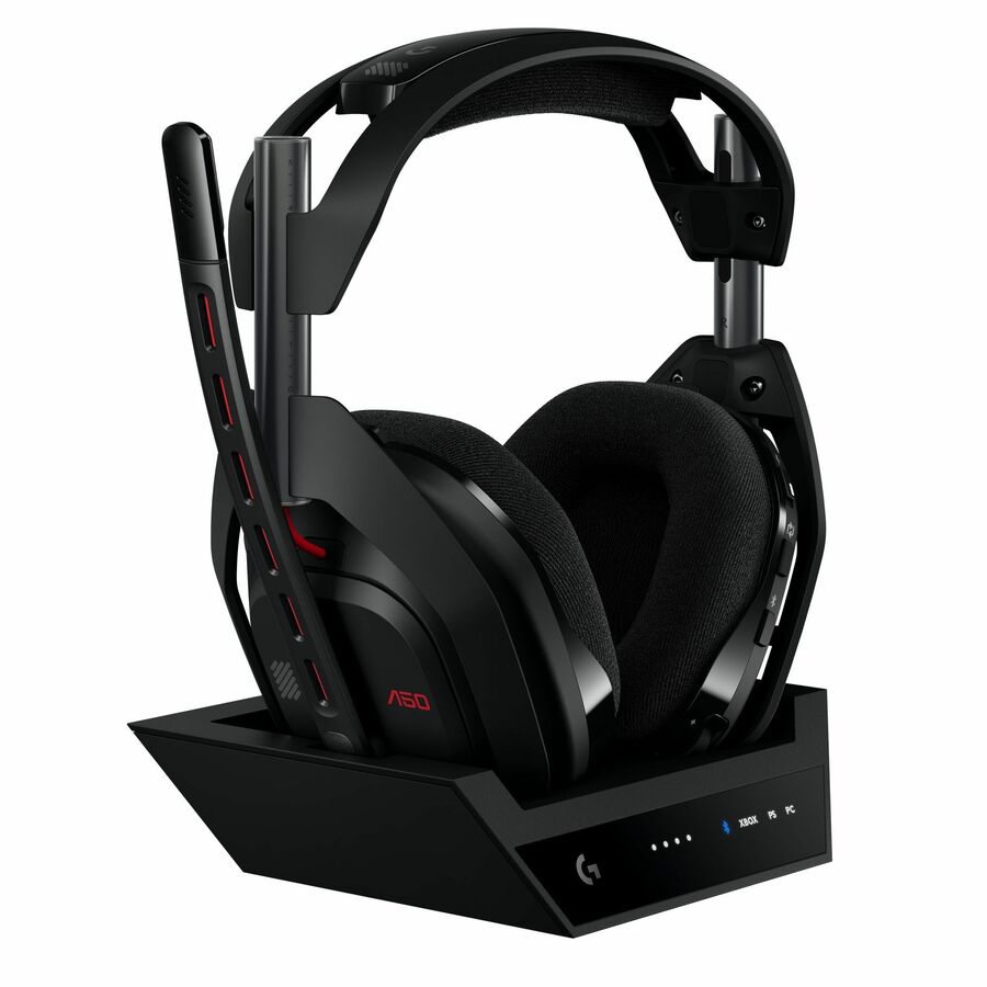 Logitech G Astro A50 LIGHTSPEED Wireless Gaming Headset + Base Station (Gen 5), PRO-G GRAPHENE, 3-System Switching, USB-C to Xbox, PS5, PC/Mac or Nintendo Switch, Bluetooth - Black