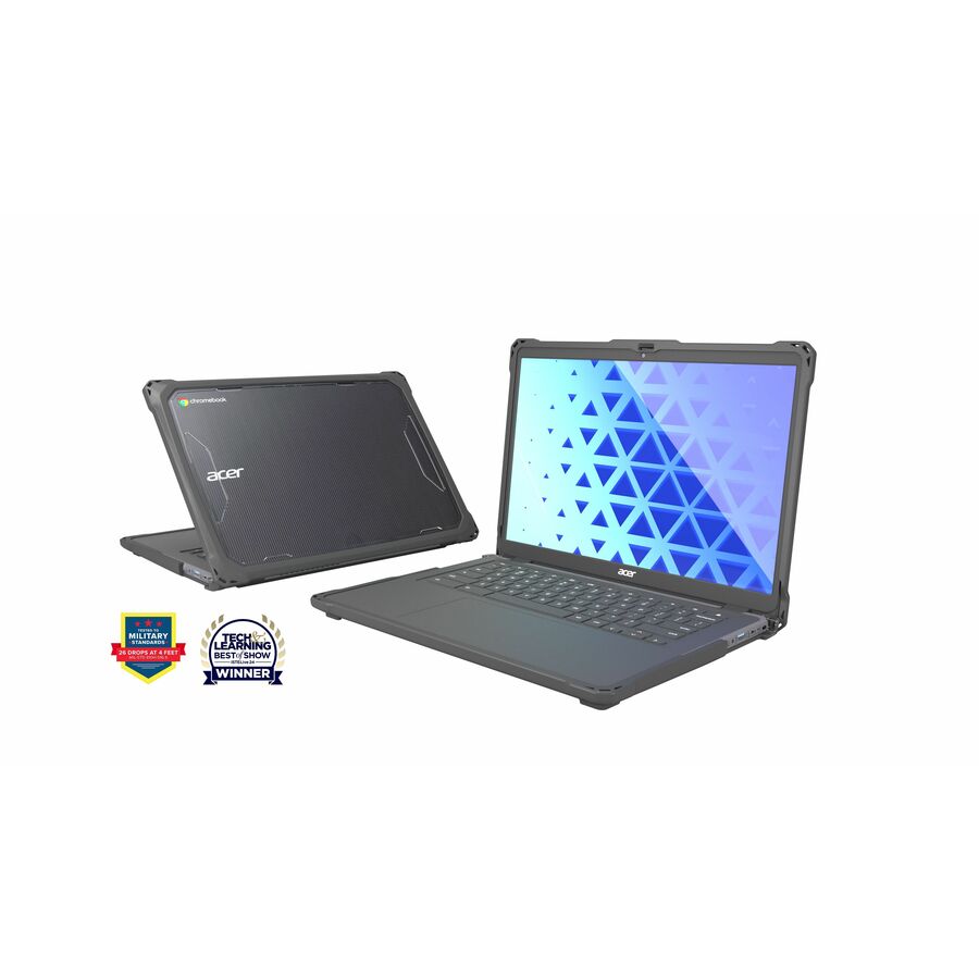 MAXCases Extreme Shell-F3 Chromebook Case for Acer C937/C937T Clamshell Chromebook 14" (Gray)