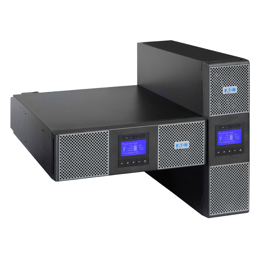 Eaton 9PX 5000VA 4500W 208V Online Double-Conversion UPS - L6-30P, 6x 5-20R, 1 L6-30R, 1 L14-30R Outlets, Cybersecure Network Card, Extended Run, 6U Rack/Tower