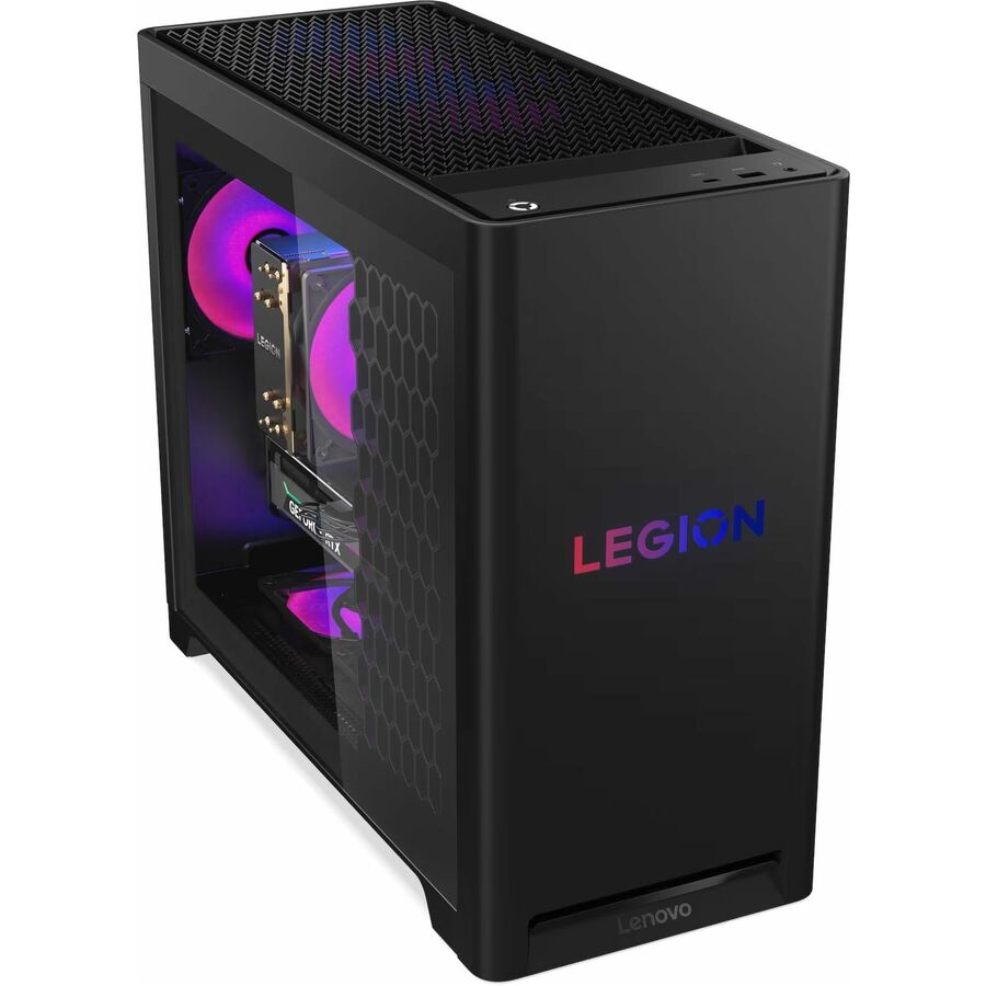 Lenovo Legion T5 30AGB10 90YJ005RUS Gaming Desktop Computer - AMD Ryzen 7 7700X - 32 GB - 1 TB PCI Express NVMe 4.0 x4 SSD - Tower - Eclipse Black