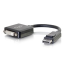 C2G 8in DisplayPort to DVI-D (Single-Link) Adapter Converter - M/F