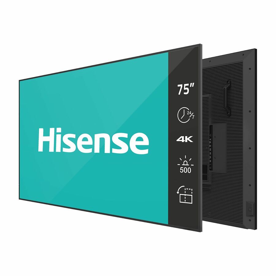 Hisense 75" 4K UHD Digital Signage Display - 24/7 Operation