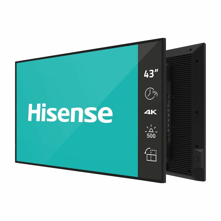 Hisense 43" 4K UHD Digital Signage Display - 24/7 Operation