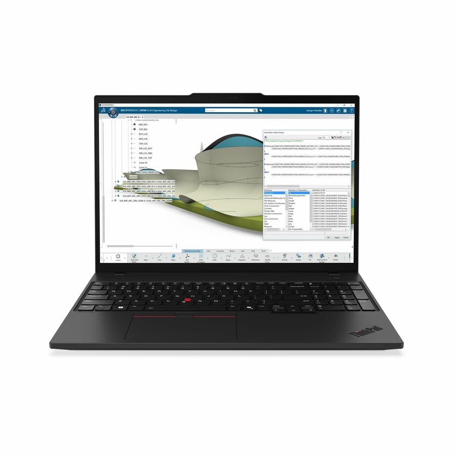 Lenovo ThinkPad P16s Gen 4 21RX000LUS 16" Copilot+ PC Notebook - WUXGA - AMD Ryzen AI 9 HX PRO 370 - 96 GB - 2 TB SSD - English Keyboard - Black
