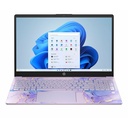HP 15-fd0000 15-fd0123ds 15.6" Touchscreen Notebook - HD - Intel N-Series N100 - 4 GB - 128 GB Flash Memory - Winter Lavender, Natural Silver