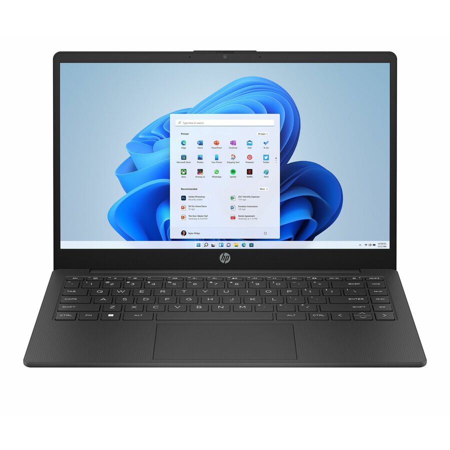 HP 14-ep0000 14-ep0018ca 14" Notebook - HD - Intel Core N-series N100 - 8 GB - 256 GB SSD - Jet Black