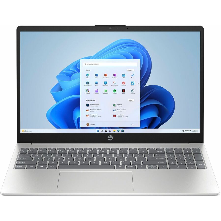 HP 15-fc0000 15-fc0028ca 15.6" Notebook - Full HD - AMD Ryzen 7 7730U - 16 GB - 1 TB SSD - Natural Silver Aluminum
