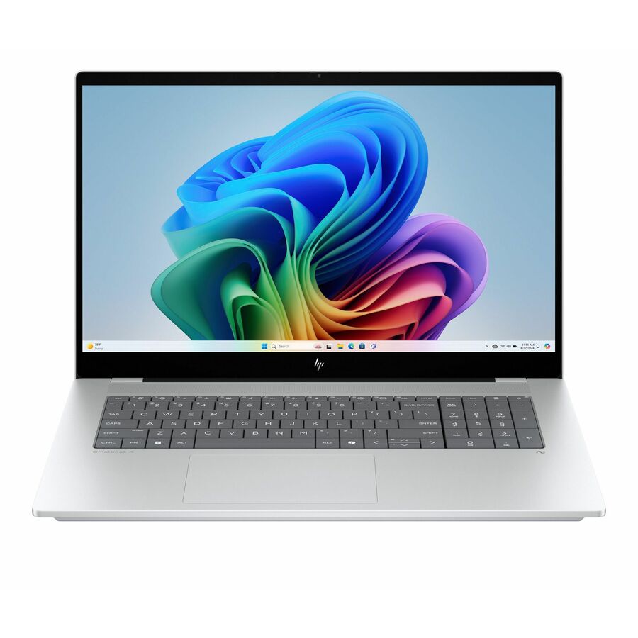 HP OmniBook X 17-dd0000 17-dd0013dx 17.3" Touchscreen Notebook - Full HD - Intel Core Ultra 7 256V - 16 GB - 1 TB SSD - Glacier Silver Aluminum