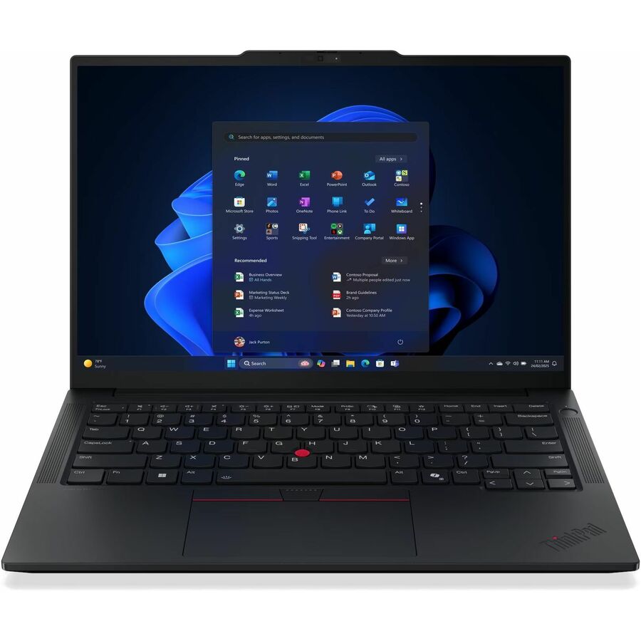 Lenovo ThinkPad E14 Gen 7 21T9003PUS 14" Touchscreen Notebook - WUXGA - 60 Hz - Intel Core 7 240H - 16 GB - 512 GB SSD - English Keyboard - Black