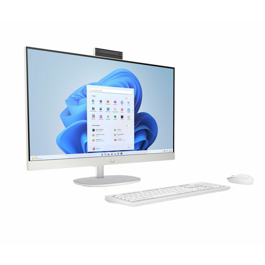 HP 27-cr0000i 27-cr0089 All-in-One Computer - Intel Core i5 13th Gen i5-1334U - 16 GB - 1 TB PCI Express NVMe SSD - 27" Full HD Touchscreen - Desktop - Shell White - Refurbished