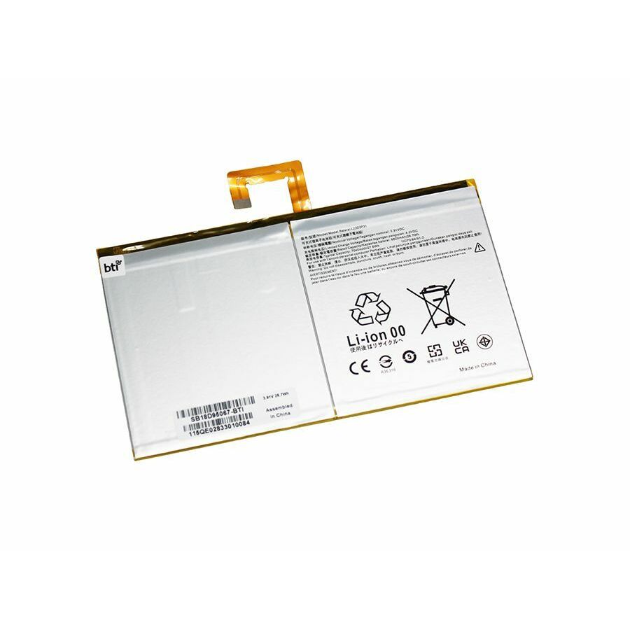 BTI SB18D95067-BTI 3.91V LI-ION NOTEBOOK BATTERY FOR LENOVO TAB B11, TAB M11, TAB K11, TB330FU, TB330XU