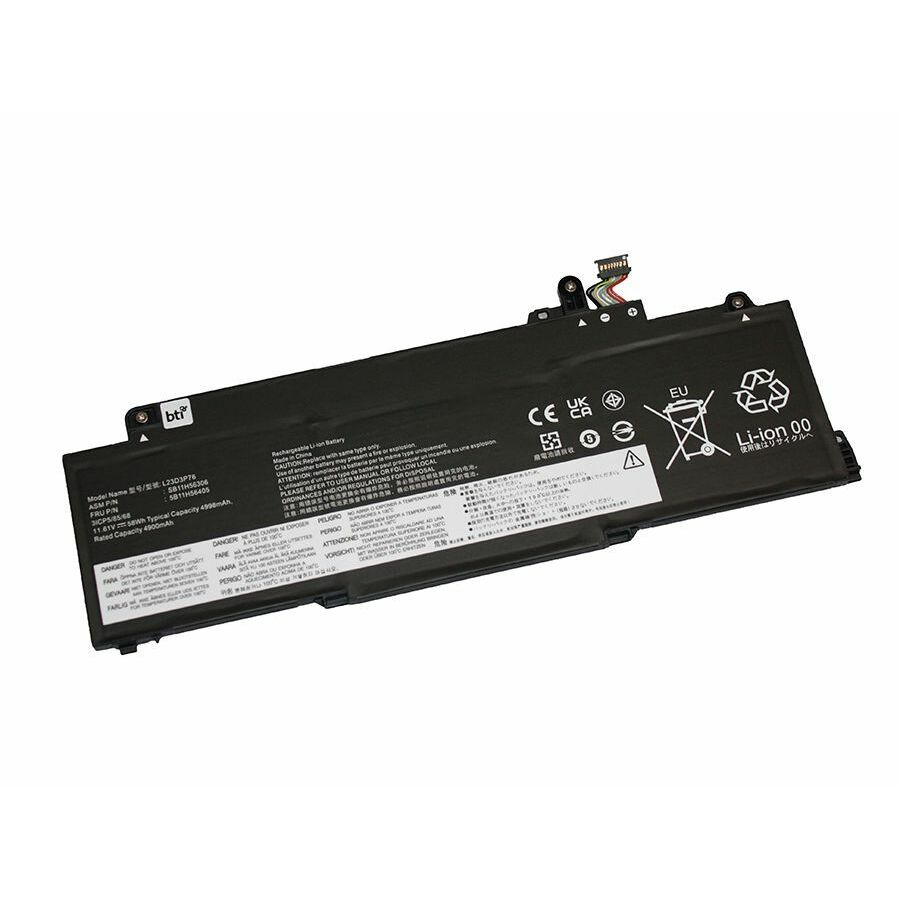BTI 5B11H56405-BTI 11.61V LI-ION NOTEBOOK BATTERY FOR LENOVO THINKPAD T14s GEN 5, T14s GEN 5 21LS, T14s GEN 5 21LT, T14s GEN 6, T14s GEN 6 21M1, T14s GEN 6 21M2