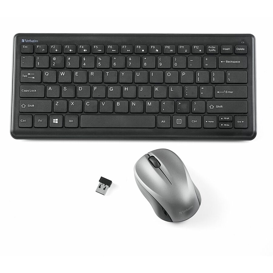 Verbatim Silent Wireless Compact Keyboard and Mouse