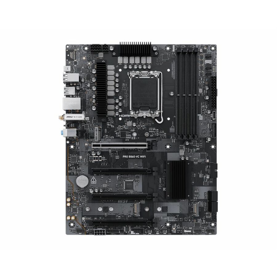 MSI B860-VC WIFI Gaming Desktop Motherboard - Intel B860 Chipset - Socket LGA-1851 - ATX