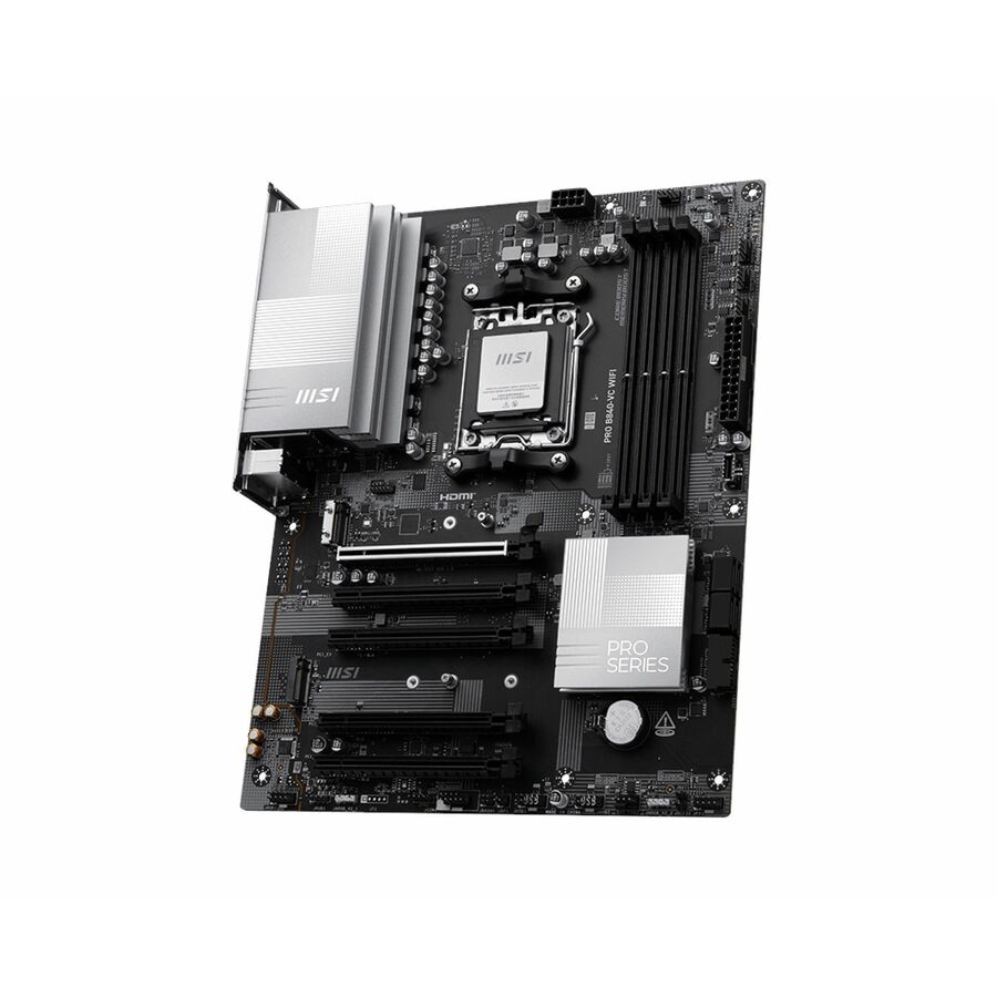 MSI B840-VC WIFI Gaming Desktop Motherboard - AMD B840 Chipset - Socket AM5 - ATX