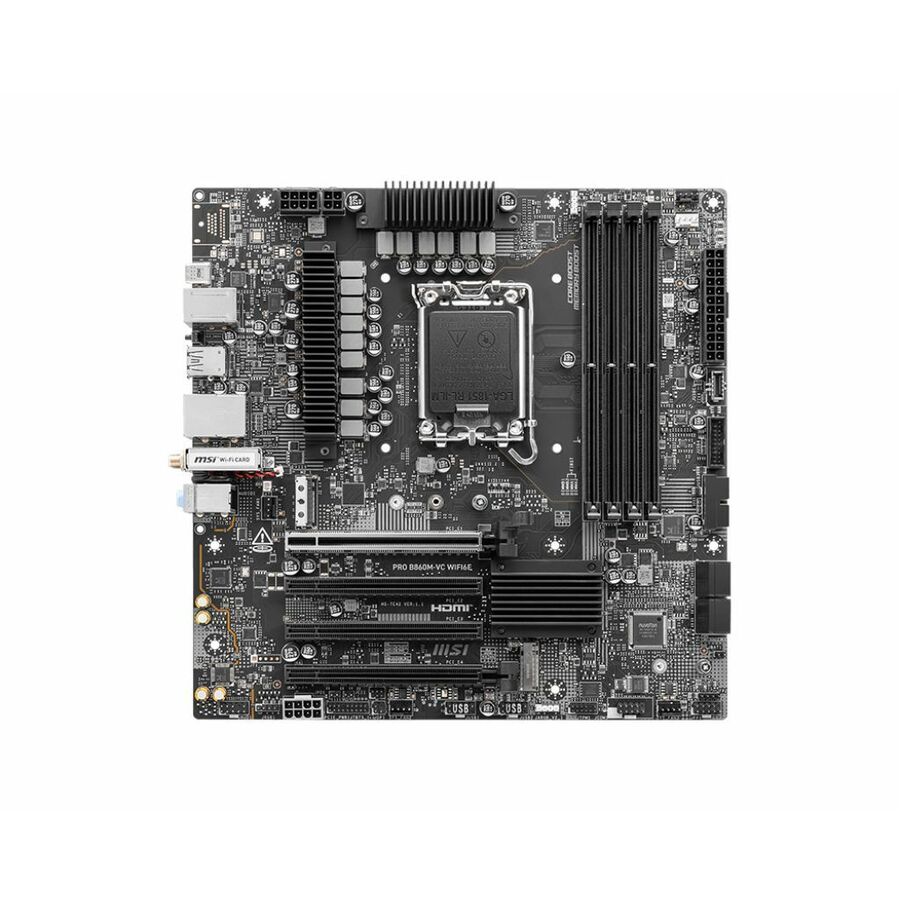MSI B860M-VC WIFI6E Gaming Desktop Motherboard - Intel B860 Chipset - Socket LGA-1851 - Micro ATX