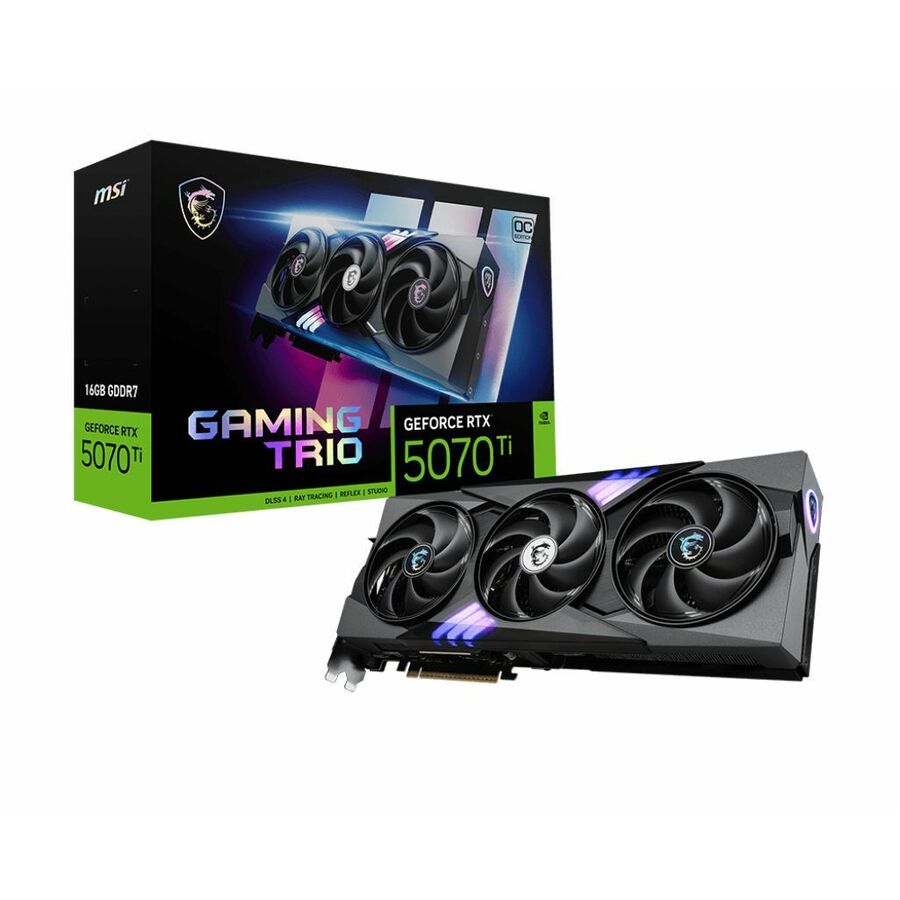 MSI GeForce RTX™ 5070 TI 16G GAMING TRIO OC - G507T-16GTC - 16GB GDDR7 - DisplayPort - HDMI