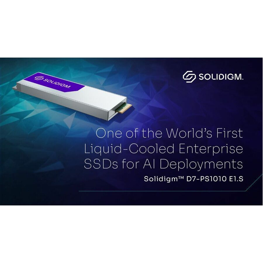 SOLIDIGM D7-PS1010 7.68 TB Solid State Drive - E1.S (9.5 mm) Internal - PCI Express (PCI Express 5.0 x4)