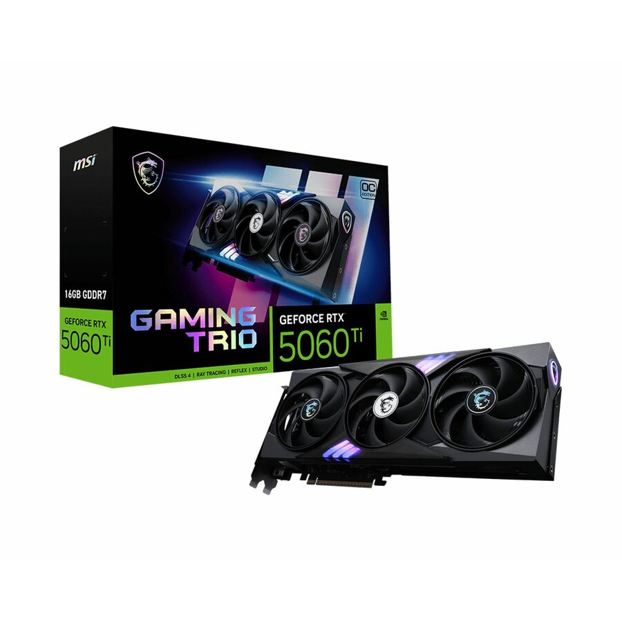 MSI GeForce RTX™ 5060 Ti 16G GAMING TRIO OC WHITE - G506T-16GTCW - 16 GDDR7 - DisplayPort - HDMI