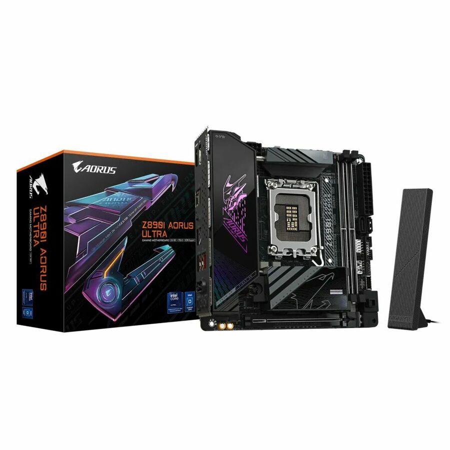 GIGABYTE Ultra Durable Z890I AORUS ULTRA Gaming Desktop Motherboard - Intel Z890 Chipset - Socket LGA-1851 - Mini ITX
