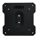 MSI Mounting Plate for Monitor, Flat Panel Mount - Black