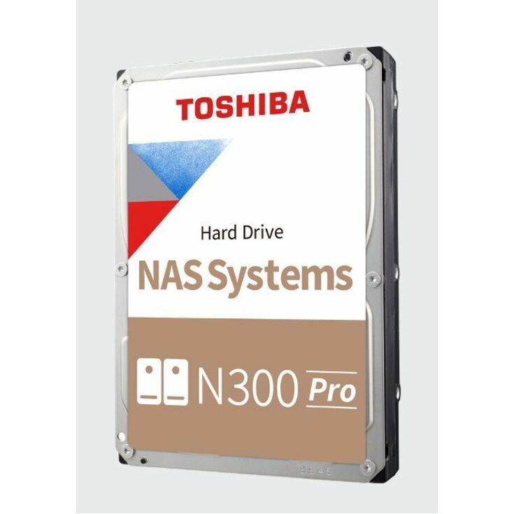 Toshiba N300 Pro HDWG760XZSTB 6 TB Hard Drive - 3.5" Internal - SATA (SATA/600) - Conventional Magnetic Recording (CMR) Method