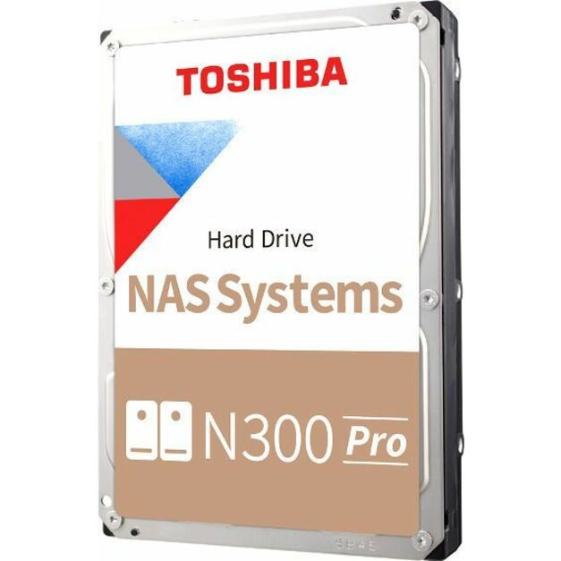 Toshiba N300 Pro HDWG740XZSTD 4 TB Hard Drive - 3.5" Internal - SATA (SATA/600) - Conventional Magnetic Recording (CMR) Method