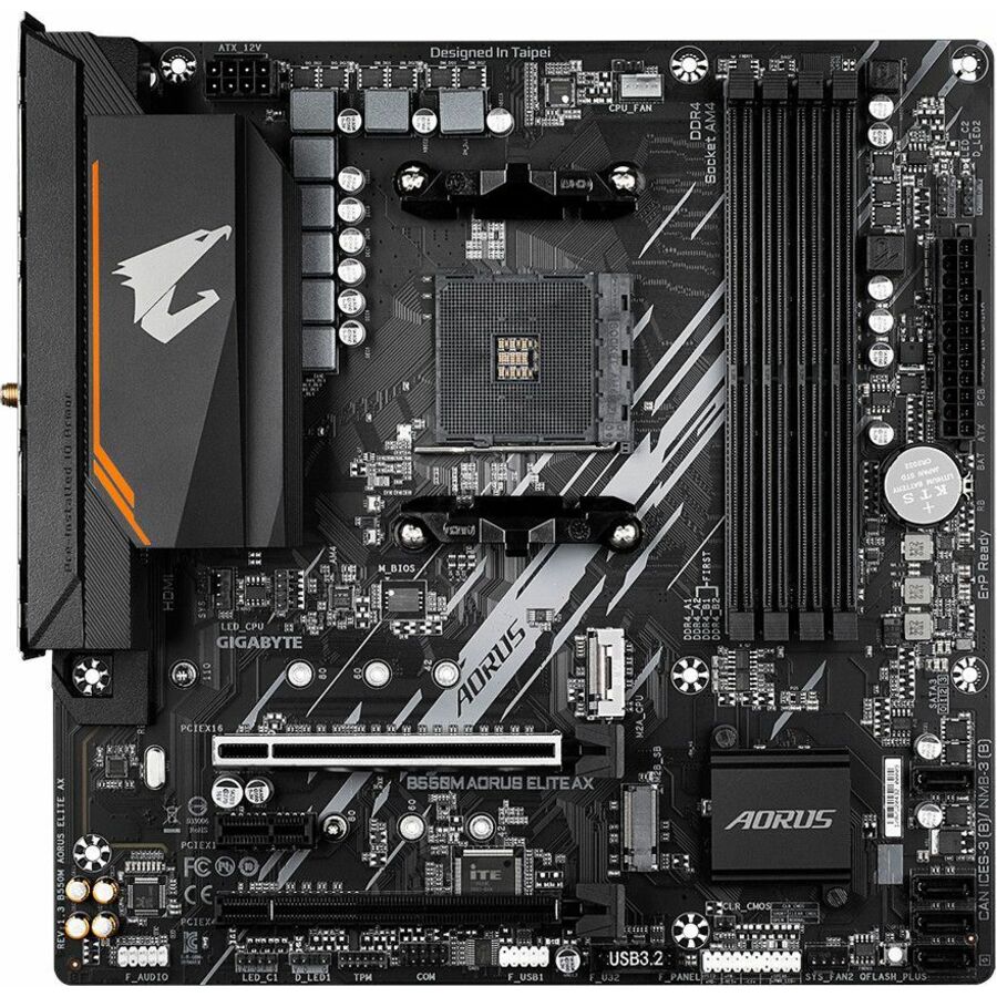 GIGABYTE Ultra Durable Desktop Motherboard - AMD B550 Chipset - Socket AM4 - Micro ATX