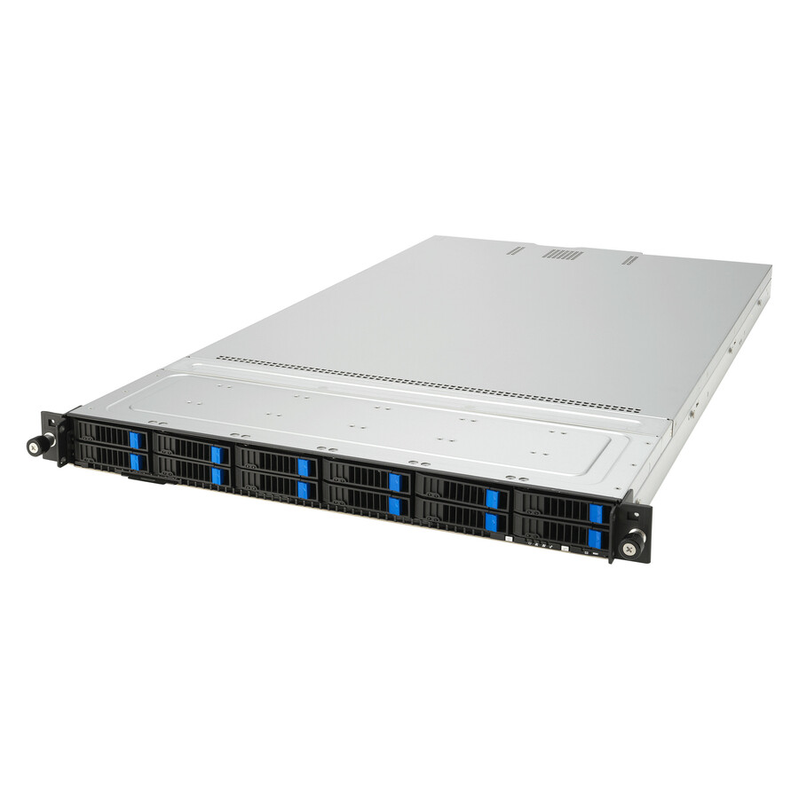 Asus RS700-E11-RS12U-16W10G Barebone System - 1U Rack-mountable - Socket LGA-4677 - 2 x Processor Support
