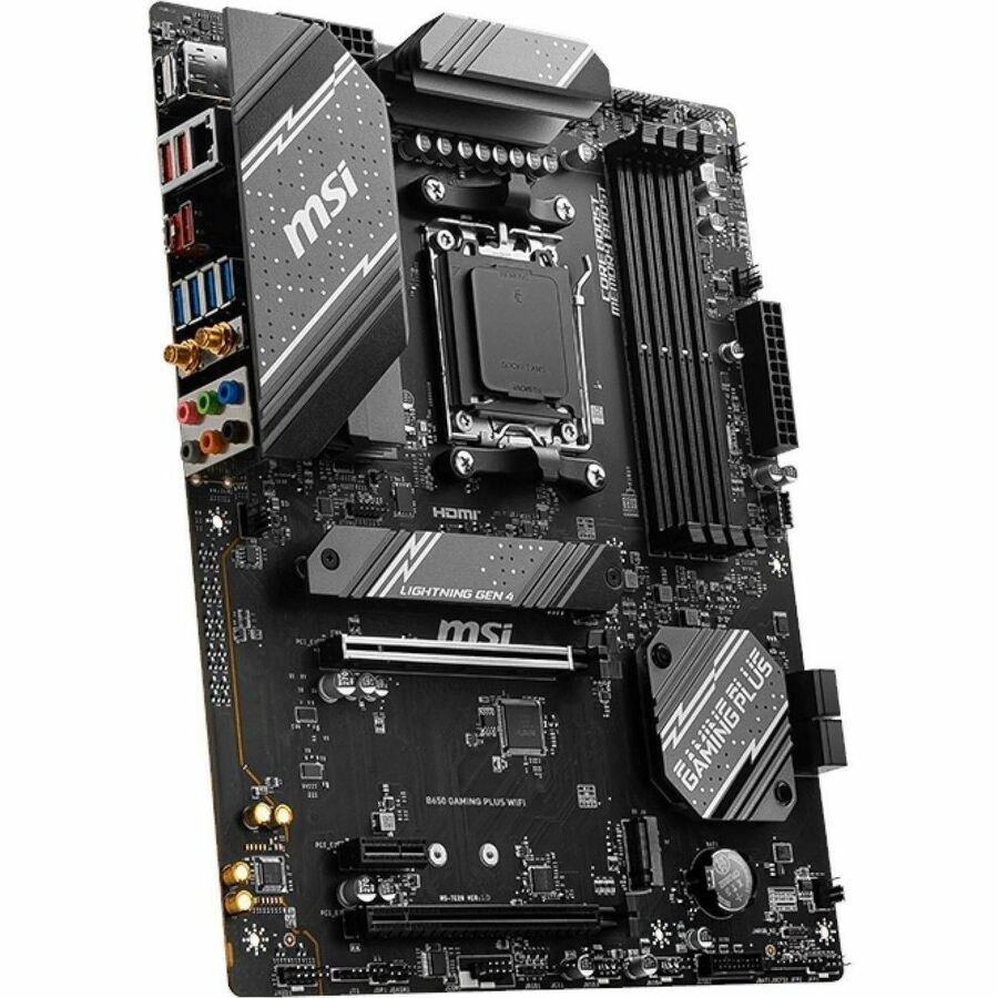 MSI B650 GAMING PLUS WIFI Gaming Desktop Motherboard - AMD B650 Chipset - Socket AM5 - ATX