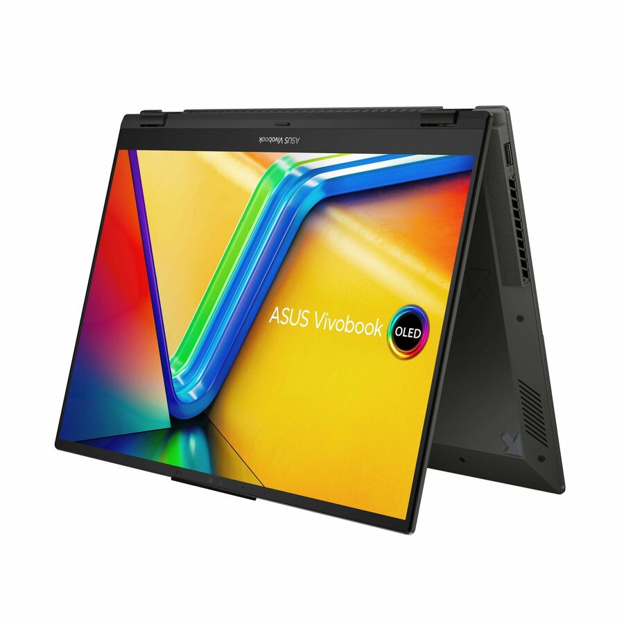 Asus Vivobook S 16 Flip OLED TN3604 TN3604YA-DS51T 16" Touchscreen Convertible 2 in 1 Notebook - WUXGA - 60 Hz - AMD Ryzen 5 7530U - 8 GB - 512 GB SSD - Midnight Black